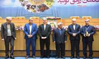 مراسم تجلیل از برگزیدگان ملی بخش کشاورزی