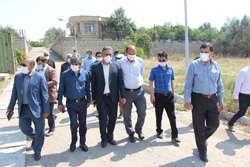 بازدید مدیر کل امور عشایر اردبیل و فرمانداران پارس آباد و بیله سوار از پمپاژ آب آج اشمه